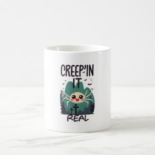 Mug Pun d'araignée de Halloween Kawaii