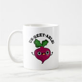 Mug Pun de betterave végétale mignonne non-perruquable (Gauche)