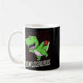 Mug Pun de Bowling T-rex Dinosaur Bowlosaurus 1 (Gauche)