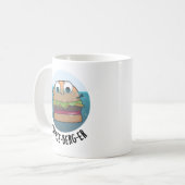 Mug Pun de cheeseburger amusant Ice-berg (Devant gauche)