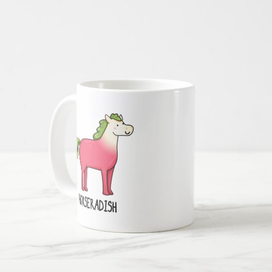 Mug Pun de cheval drôle (Devant gauche)