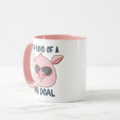 Mug Pun de cochon drôle  (Devant gauche)