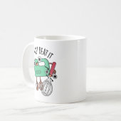 Mug Pun de cuisson drôle, il suffit de battre (Devant gauche)