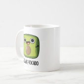 Mug Pun de l'avocat drôle Cube Avocat Carré (Devant gauche)