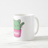 Mug Pun de plante de cactus de chat mignon (Devant droit)