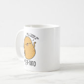 Mug Pun de pomme de terre drôle de tato (Devant gauche)