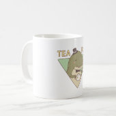 Mug Pun de thé de dinosaure mignon Rex Trex (Devant gauche)