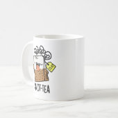 Mug Pun de thé Knot-tea drôle  (Devant gauche)