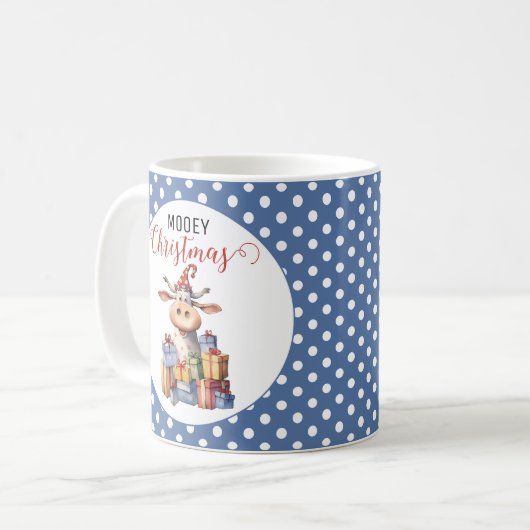 Mug Pun de vache de Noël (Devant gauche)