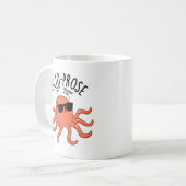 Mug Pun drôle d'octo-prose de pieuvre (Devant gauche)