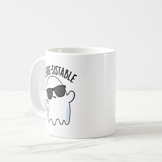 Mug Pun Fantôme Funny Eerie durable (Devant gauche)