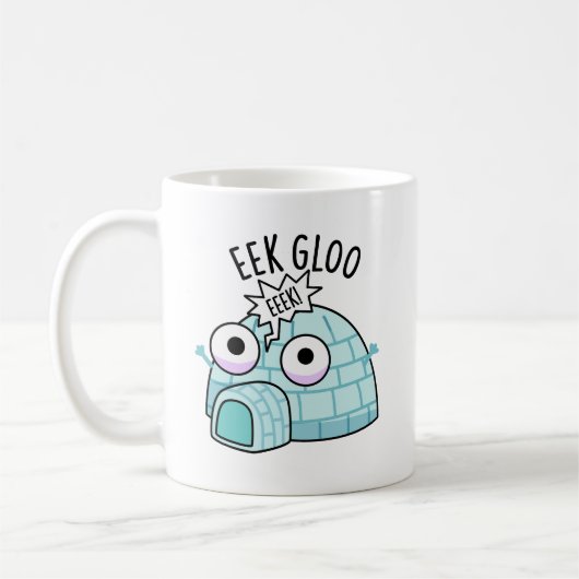Mug Pun glacé Eek-gloo drôle  (Gauche)