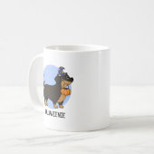 Mug Pun Halloween Chien Saucisse Drôle  (Devant gauche)