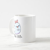 Mug Pun Halloween Fantôme Féminin Drôle Bootiful (Devant gauche)