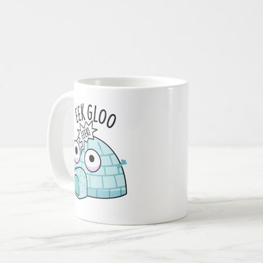 Mug Pun Igloo Drôle Eek-gloo (Devant gauche)