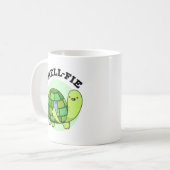 Mug Pun Selfie Tortoise Funny à Shell-fie (Devant gauche)