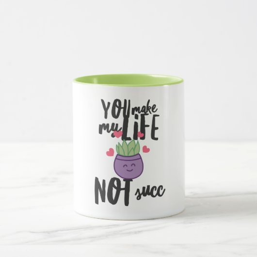 Mug Pun Succulent (Centre)