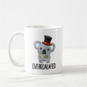 Mug Pun surkoalaaaed Cute Koala en haut Chapeau Overko (Gauche)