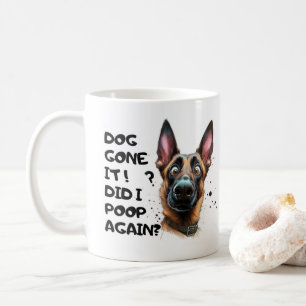 Mug Punaise ! Ai-je fait caca encore ? Drôle de chien