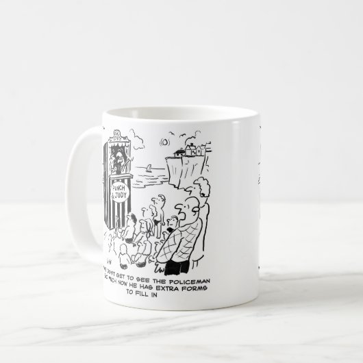 Mug Punch & Judy Show Policeman Missing (Devant gauche)