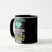 Mug Punch Les Gens Sont Congelés Sur Ki Sarcastique Dr (Devant gauche)