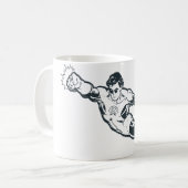 Mug Punches de lanterne verte BW (Devant gauche)