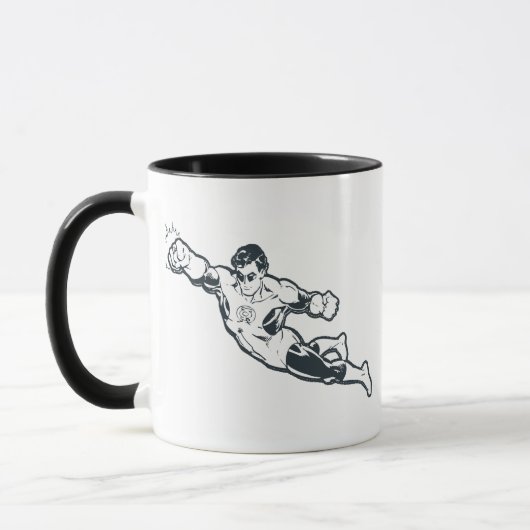 Mug Punches de lanterne verte BW (Gauche)