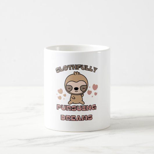 Mug Punition d'animal de paresse mignon (Centre)