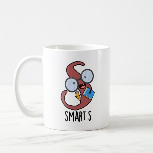 Mug Punition drôle de l'alphabet S intelligent (Gauche)