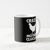 Mug Punition drôle de mère pouleuse de poulet (Devant droit)