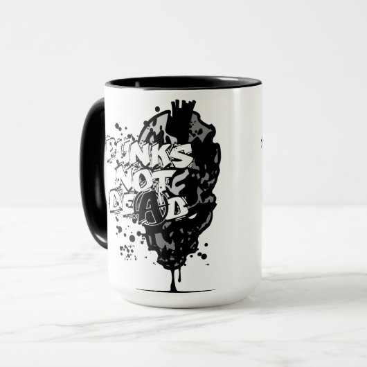 Mug punks not dead (Devant gauche)