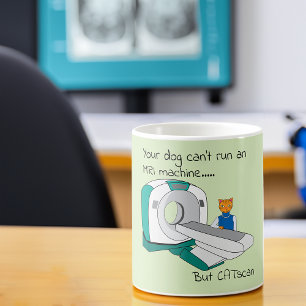 Mug Punny Dogs ne peut pas IRM mais CATscan
