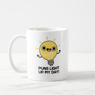 Mug Puns Allumer Ma Journée Amusante Lampe Pun