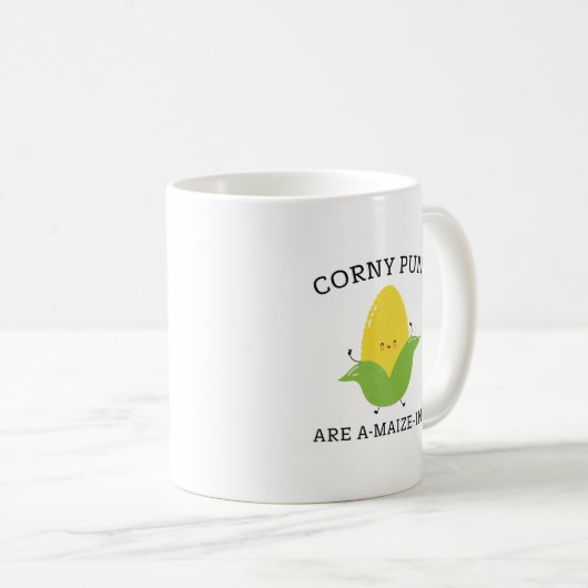 Mug Puns Corny (Devant droit)