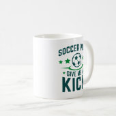 Mug Puns De Football Me Donner Un Coup De Pied (Devant droit)