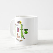 Mug Puns de haricot drôles (Devant gauche)