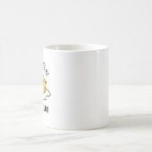 Mug Puns Éggcite Moi Non Jaune Drôle Pun Oeuf Drôle (Centre)
