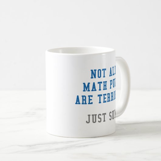 Mug Puns mathématiques (Devant droit)