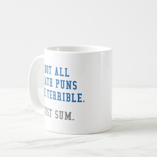 Mug Puns mathématiques (Devant gauche)