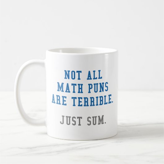Mug Puns mathématiques (Gauche)