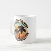 Mug Punta Cana Dominicaine Palm Tree Retro Sunset 60s (Devant gauche)
