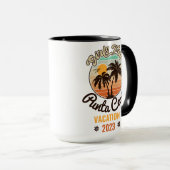 Mug Punta Cana personnalise Vacation 2023 Retro 60s (Devant droit)