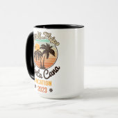 Mug Punta Cana personnalise Vacation 2023 Retro 60s (Devant gauche)