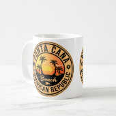 Mug Punta Cana République Dominicaine - Souvenir Rétro (Devant gauche)