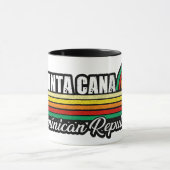 Mug Punta Cana République Dominicaine - Souvenir Rétro (Centre)