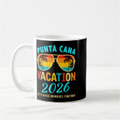 Mug Punta Cana Trip 2026 Beach Vacation Summer Hollida (Gauche)