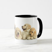 Mug Pupin doré du Labrador (Devant droit)