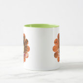 Mug Puppy Love Peeking d'une fleur (Centre)