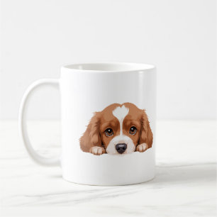 Mug Puppy Peeking mignon adorable drôle dessin animal