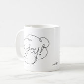 Mug pure JOY - Nuage gras (Devant gauche)